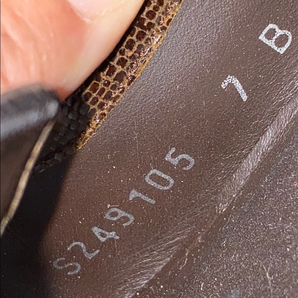 Stuart Weitzman Snakeprint Leather Loafers - Picture 11 of 15